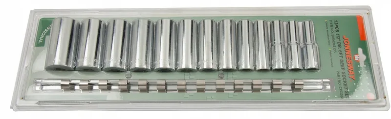 Jonnesway 13-delige lange 1/2" 6-hoek doppenset by Jonnesway – product image