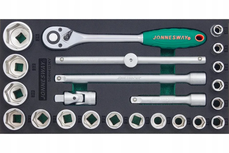 Jonnesway 23-delige 1/2" doppenset in EVA-inleg by Jonnesway – product image