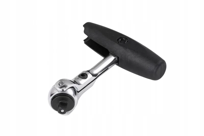 Mini Ratel met T-greep, 3/8", 72 Tanden, Draaibare Kop von Jonnesway – Produktbild