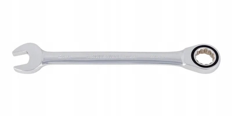 Ringsleutel met ratel 24mm - Chroom-vanadium staal by Jonnesway – product image