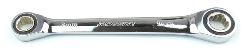 Ringsteeksleutel met Ratel 17 x 19 mm van Jonnesway – productafbeelding