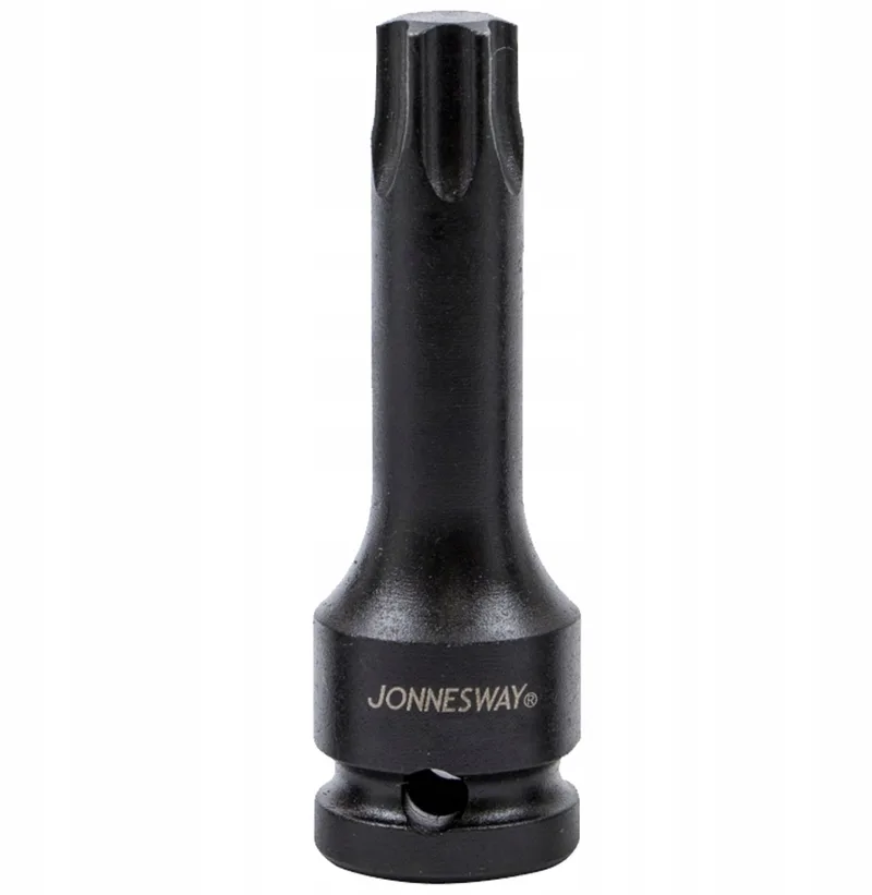 S06A4T40 - Udarowy Dopsleutel - Torx T40 - 1/2" - Duurzaam von Jonnesway, Schwarz – Produktbild