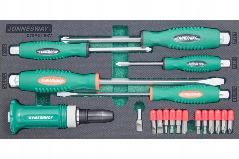 Slagmoersleutel Set 19 Delig in EVA Inleg by Jonnesway – product image