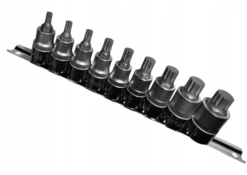 Spline-bitset 1/2" M6-M18 (9-delig) by Jonnesway – product image