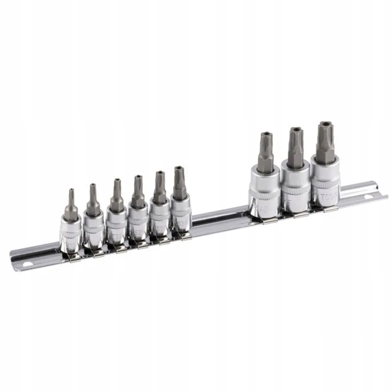 Torx Bitset 9 Delen 1/4" & 3/8" - S08H23TS9S by Jonnesway – product image