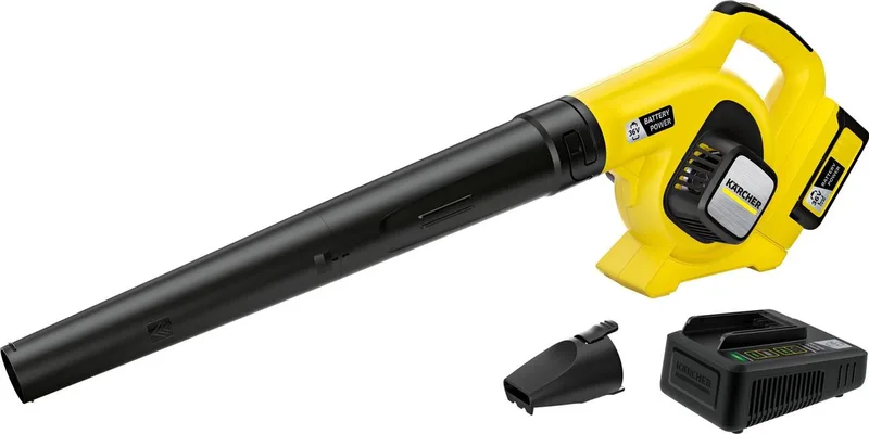 Accu Bladblazer LBL 4 Battery inclusief starterpack oplader & Accu 36/25 - 36 Volt - tot 550 m2 per acculading van Kärcher – productafbeelding