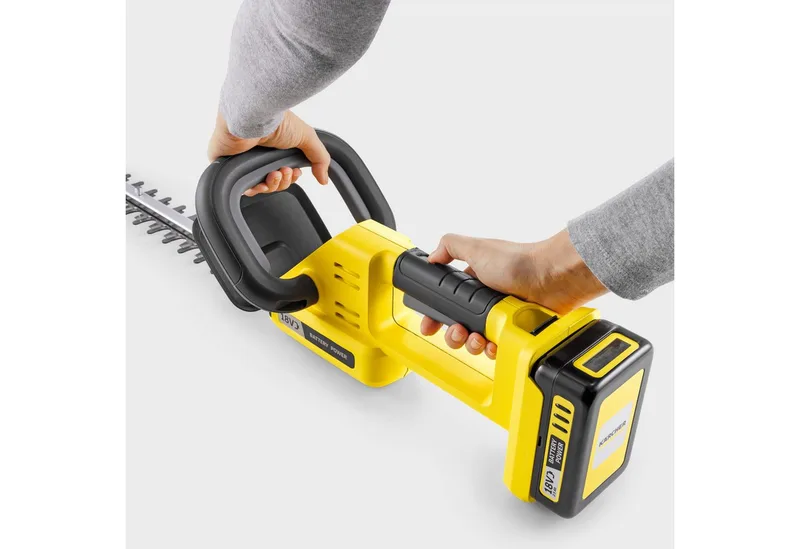 Akku-Heckenschere HGE 3-18 *INT by Kärcher, Yellow – product image 3 of 5