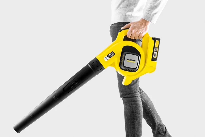 Home & Garden 1.445-110.0 LBL 2 Battery sans fil Souffleur avec batterie 18 V de Kärcher, Jaune – image du produit 3 sur 5