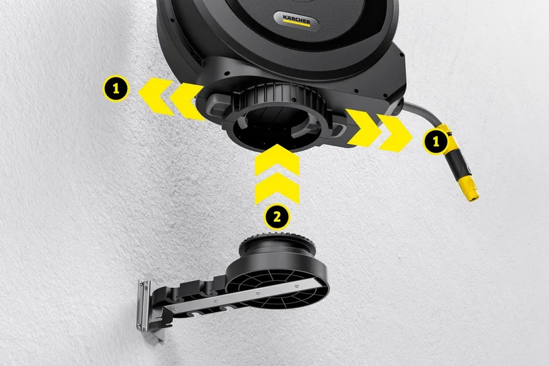 Schlauchbox HBX 5.30 Automatic von Kärcher, Schwarz – Produktbild 3 von 5