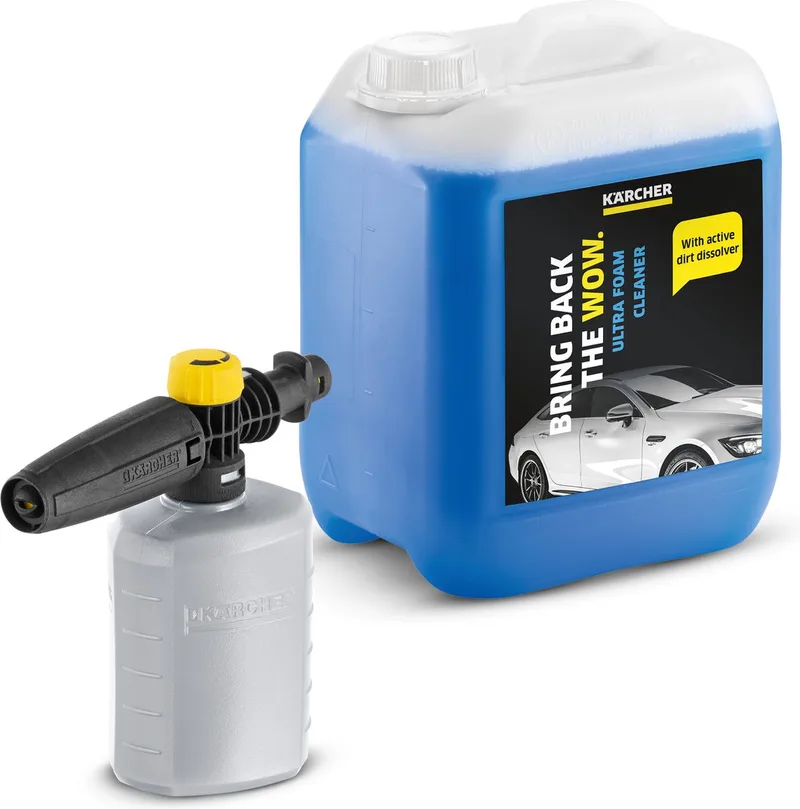 Hogedrukreiniger Accessoire set FJ 6 Foam Jet – 5 liter Ultra Foam Cleaner RM 527 – incl. schuimsproeier met 0,6 ltr inhoud de Kärcher – image du produit