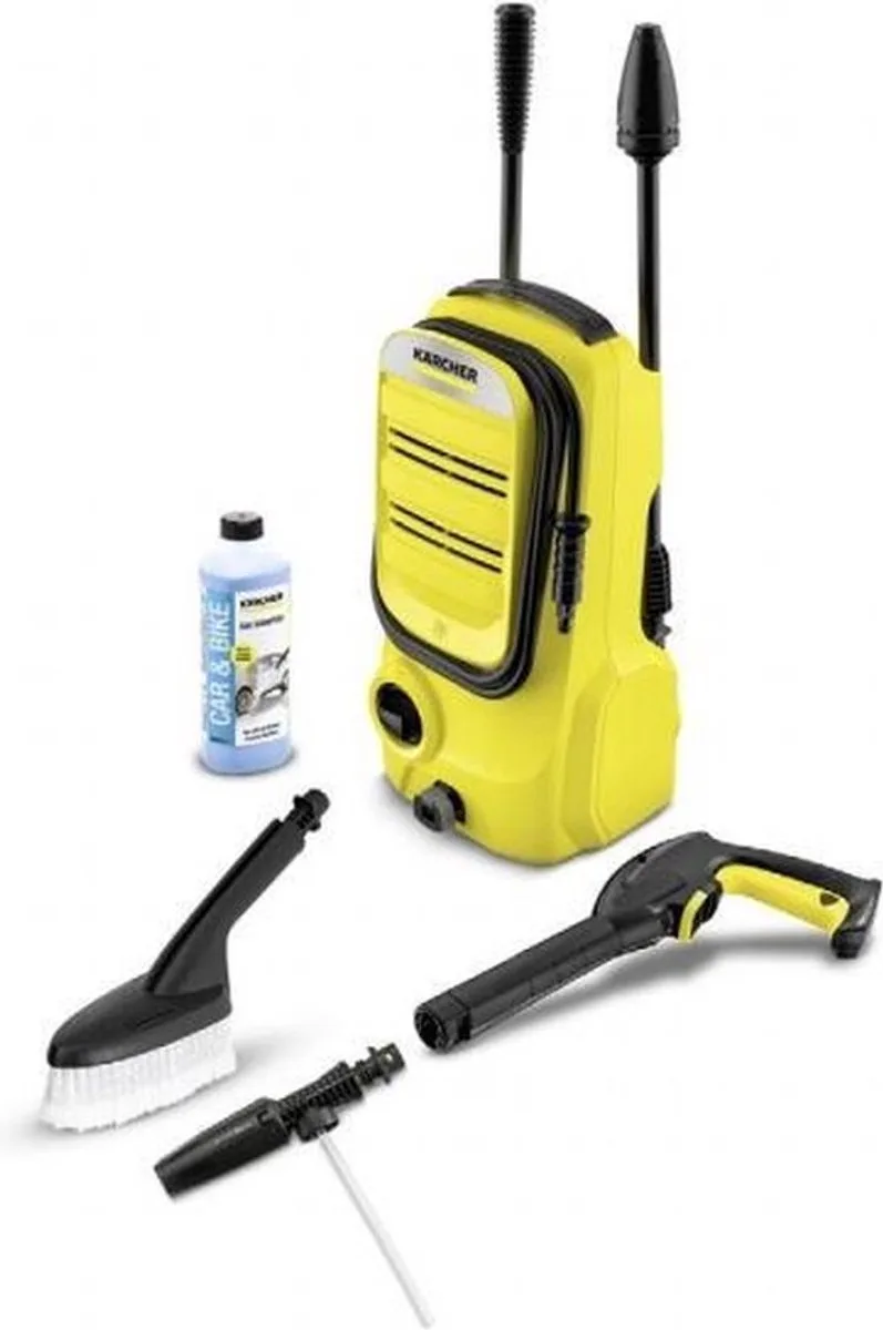 K 2 Compact Car Hogedrukreiniger - 110 bar - 360 l/u - 20 m²/u - Incl. Car Kit van Kärcher – productafbeelding
