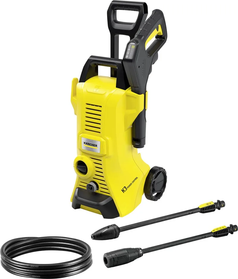 K 3 Power Control Hogedrukreiniger - 120 bar - 380 l/u - 25 m²/u - Geschikt voor oa. auto - fietsen - kleine terrassen - balkon - tuinset en motoren by Kärcher – product image 1 of 6