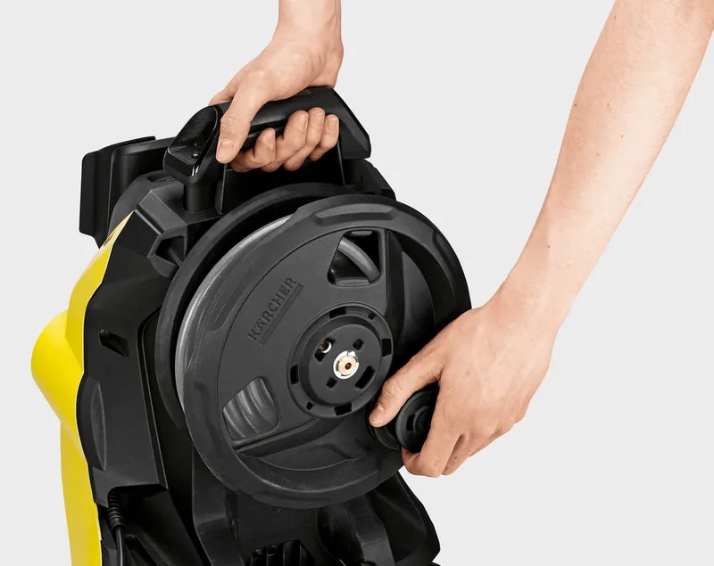 K 4 Premium Power Control Flex Home Hogedrukreiniger - PremiumFlex hogedrukslang - 130 bar - 420 l/u - 30 m2/u - Terrasreiniger T 5 - Geschikt voor oa. auto - fietsen - terras - motoren - schutting en tuinset van Kärcher – productafbeelding 3 van 5