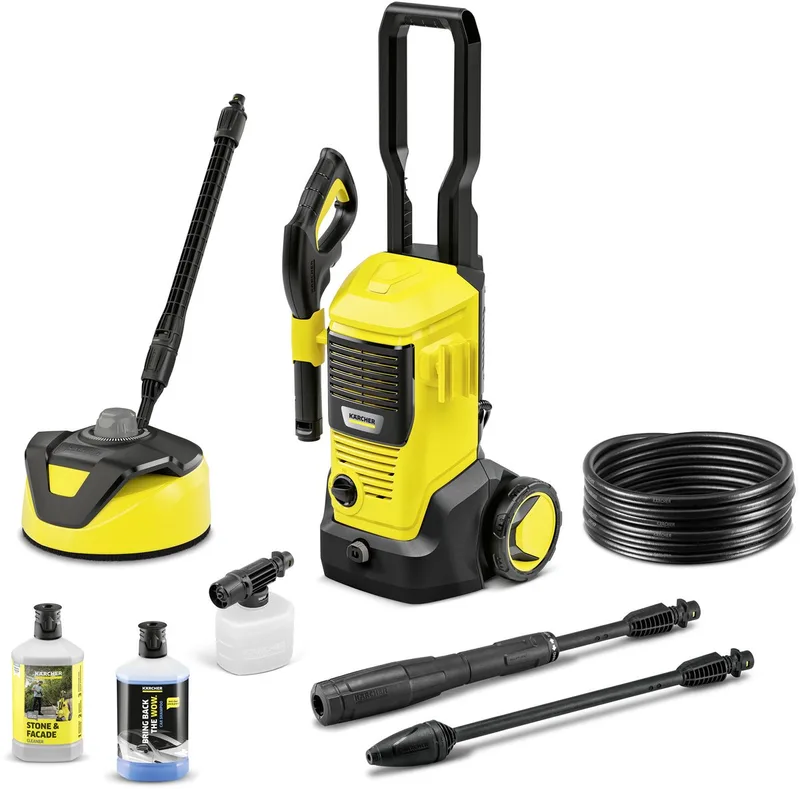 K 5 FJ BB Home Hogedrukreiniger - 145 bar - 500 l/u - 40 m²/u - Complete Set - Geschikt voor oa. auto - fietsen - terras - motoren - schutting en tuinset de Kärcher – image du produit