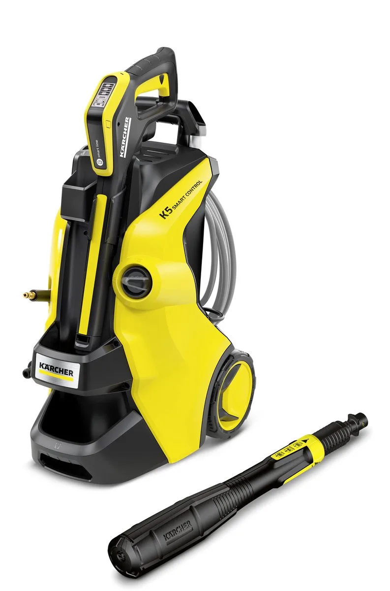 K 5 Smart Control Flex Hogedrukreiniger - PremiumFlex hogedrukslang - 145 bar - 500 l/u - 40 m²/u - Geschikt voor oa. auto - terras - fietsen - motoren - tuinset en gebieden rondom huis by Kärcher – product image 1 of 4