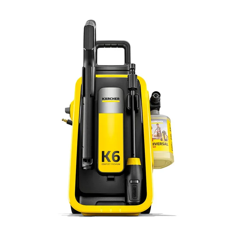 K 6 Comfort Premium hogedrukreiniger - 160 bar - 510 l/u - 50 m²/u - Slanghaspel - 4-in-1 Spuitlans - Geschikt voor oa. auto - terras - campers - caravans - fietsen - motoren - tuinset en gebieden rondom huis by Kärcher – product image 3 of 6
