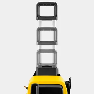 K 7 Comfort Premium Connect Home hogedrukreiniger met APP functie - Instelbare druk 180 bar - 4-in-1 Spuitlans - App connectie - Geschikt voor oa. auto - terras - campers - caravans - fietsen - motoren - tuinset en gebieden rondom huis van Kärcher – productafbeelding 4 van 6