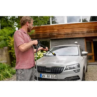 K 7 Comfort Premium hogedrukreiniger - Slanghaspel - 4-in-1 Spuitlans - 180 bar - 600 l/u - 60 m²/u - Geschikt voor oa. auto - terras - campers - caravans - fietsen - motoren - tuinset en gebieden rondom huis by Kärcher – product image 6 of 6