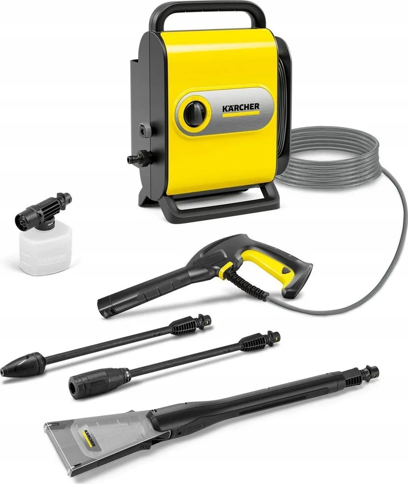 K Silent Eco!Booster Hogedrukreiniger - Lichtgewicht - 130 Bar - 320 l/u - 30m²/u - Geschikt voor o.a. Auto - Terras - Fietsen - Motoren - Tuinset von Kärcher – Produktbild