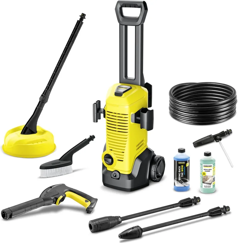 K3 Home & Car Hogedrukreiniger - 120 bar - Wateropbrengst 380 l/u - Prestatie 25m²/h - 1600W - Incl. Home Kit von Kärcher – Produktbild