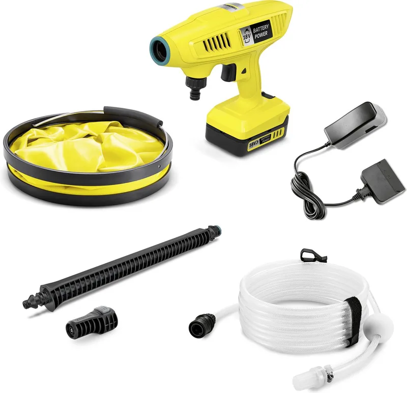 KHB 4-18 Plus Handheld Set Hogedrukreiniger - 18 Volt - Exclusief Accu en lader - 21 Bar by Kärcher – product image