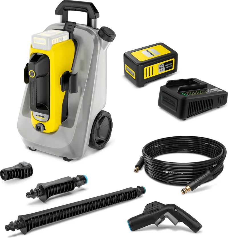 OC 6-18 Premium Battery Set mobiele reiniger - Incl. 18 V / 5 Ah accu en snellader - Incl. watertank 12 liter - 24 bar van Kärcher – productafbeelding