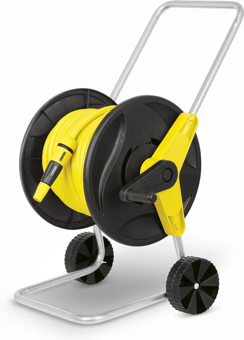 Slangwagen HC 50 kit - incl. 15 m standaard tuinslang 1/2" - incl. aansluiting von Kärcher, Schwarz – Produktbild