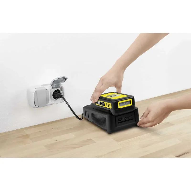 Batterie Et Chargeur 18/25 de Kärcher, Jaune, Noir – image du produit 2 sur 2