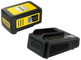 Home & Garden 2.445-063.0 Battery Power 18/50 Accu en acculader voor gereedschap 18 V 5 Ah Li-ion van Kärcher, Geel, Zwart – productafbeelding 1 van 2