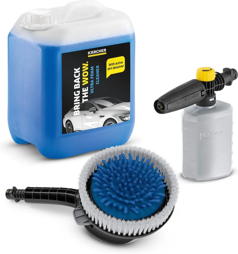 WB 130 Car & Bike wasborstel Hogedrukreiniger accessoire - Utra Foam Cleaner 5L - Foam jet FJ 6 de Kärcher – image du produit