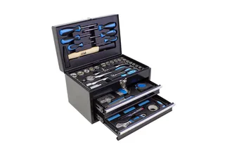 Werkzeugset 117-teilig, (117-tlg), Chrom Vanadium & Karbonstahl, in Metallbox von Kärcher – Produktbild 1 von 5