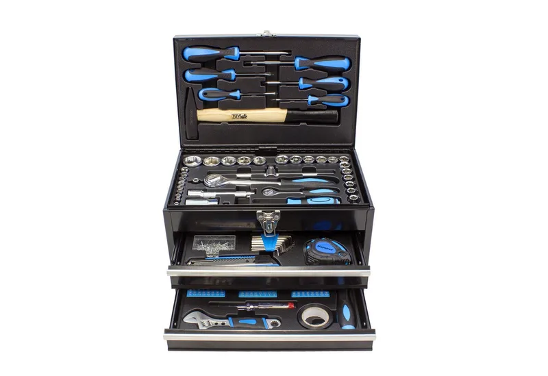 Werkzeugset 117-teilig, (117-tlg), Chrom Vanadium & Karbonstahl, in Metallbox von Kärcher – Produktbild 2 von 5