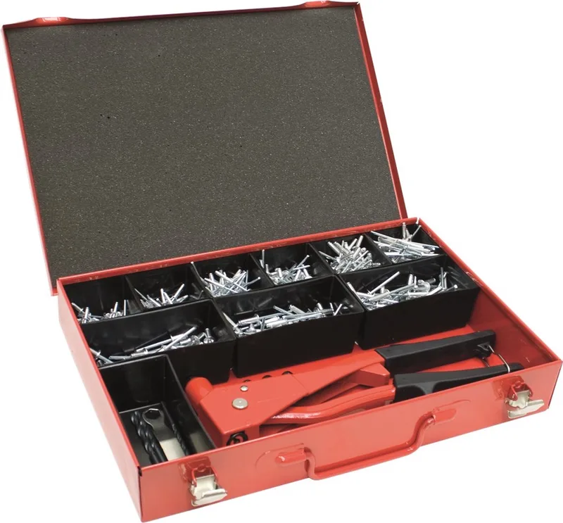 Assortimenstkist blindklinknagels + tang by Kelfort, Red – product image