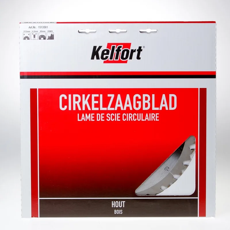 Cirkelzaagblad hardmetaal 28 tanden WS-LWZ diameter 315 x 3.2 x 30mm von Kelfort – Produktbild
