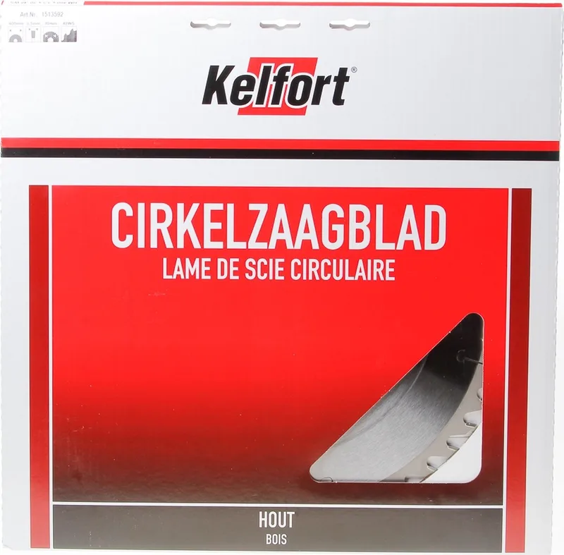 Cirkelzaagblad hardmetaal 48 tanden WS-QW diameter 400 x 3.5 x 30mm von Kelfort – Produktbild