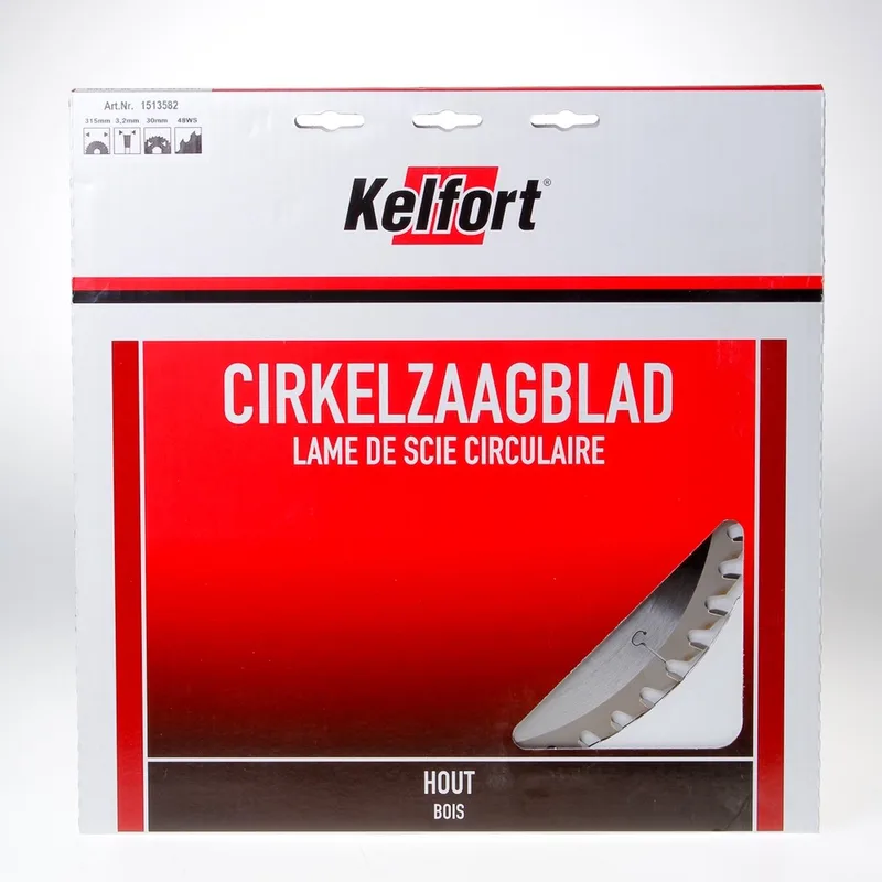 Cirkelzaagblad hardmetaal 48 tanden WS-UW diameter 315 x 3.2 x 30mm von Kelfort – Produktbild
