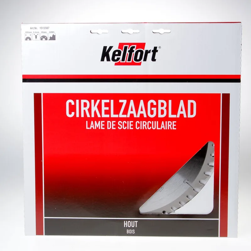 Cirkelzaagblad hardmetaal 54 tanden WS-UW diameter 350 x 3.5 x 30mm von Kelfort – Produktbild