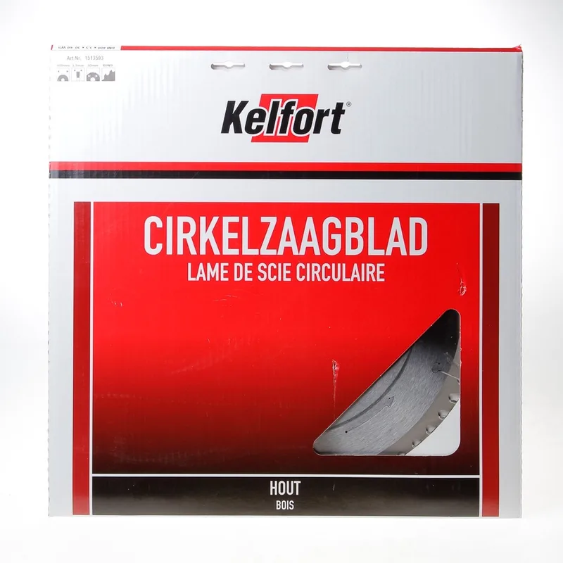 Cirkelzaagblad hardmetaal 60 tanden WS-UW diameter 400 x 3.5 x 30mm de Kelfort – image du produit
