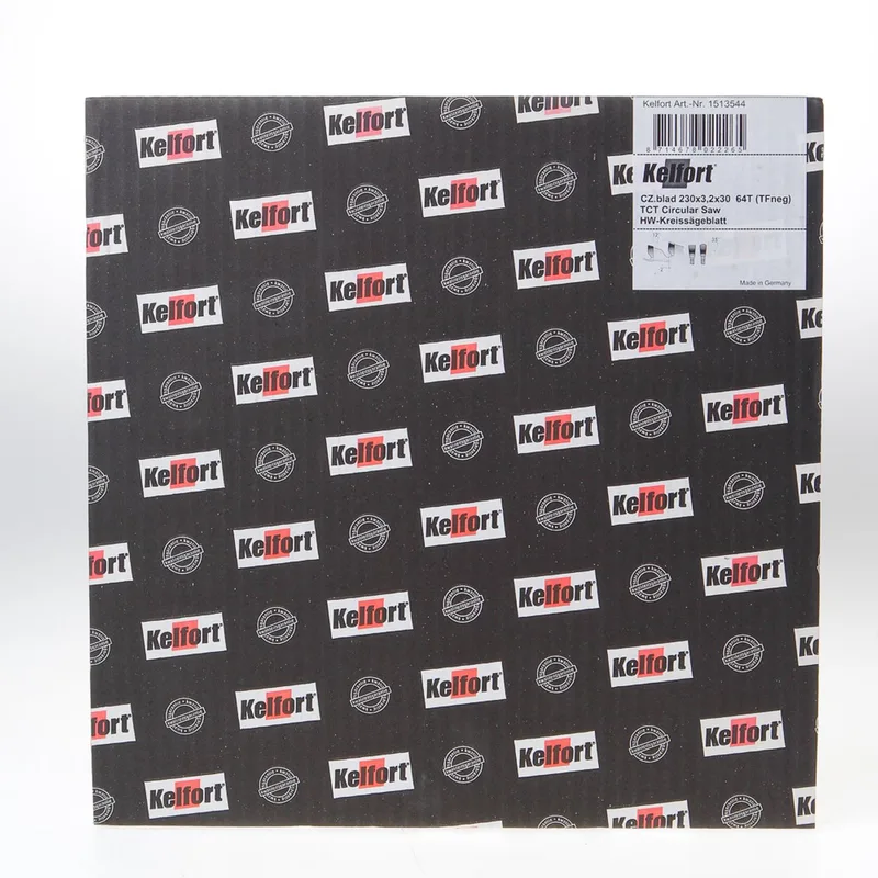 Cirkelzaagblad hardmetaal 64 tanden TF(NEG) diameter 230 x 3.2 x 30mm de Kelfort – image du produit
