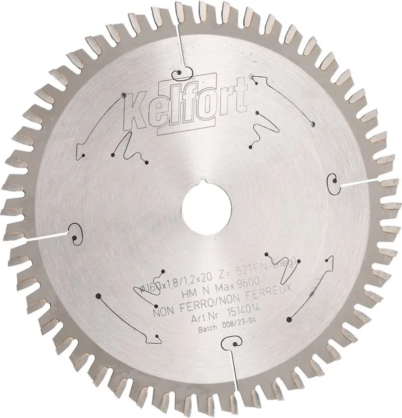 CIRKELZAAGBLAD HM 160X20 1.8/1.2 52TFN by Kelfort – product image