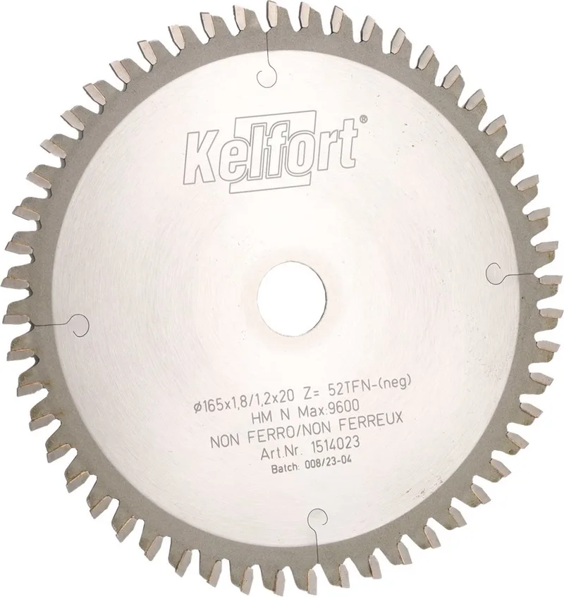 CIRKELZAAGBLAD HM 165X20 1.8/1.2 52TFN de Kelfort – image du produit