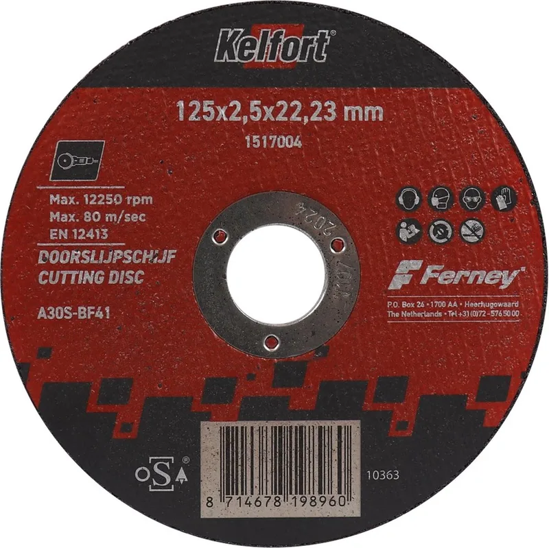 Doorslijpschijf 125x2,5x22,23mm - 1517004 de Kelfort – image du produit