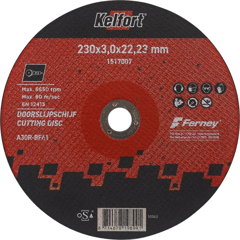 Doorslijpschijf 230x3,0x22,23mm - 1517007 by Kelfort – product image