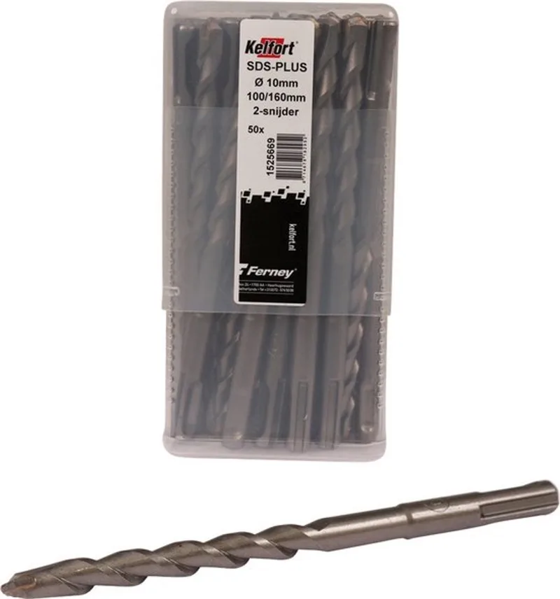 HAMERBOOR SDS+ 10.0X100/160 - 50ST 2-SNIJDER von Kelfort – Produktbild