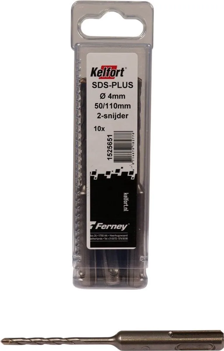 HAMERBOOR SDS+ 4.0X50/110 - 10ST 2-SNIJDER von Kelfort – Produktbild