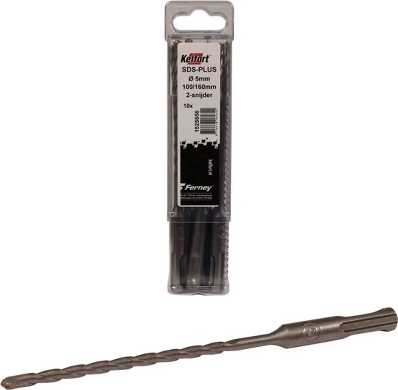 HAMERBOOR SDS+ 5.0X100/160 - 10ST 2-SNIJDER von Kelfort – Produktbild