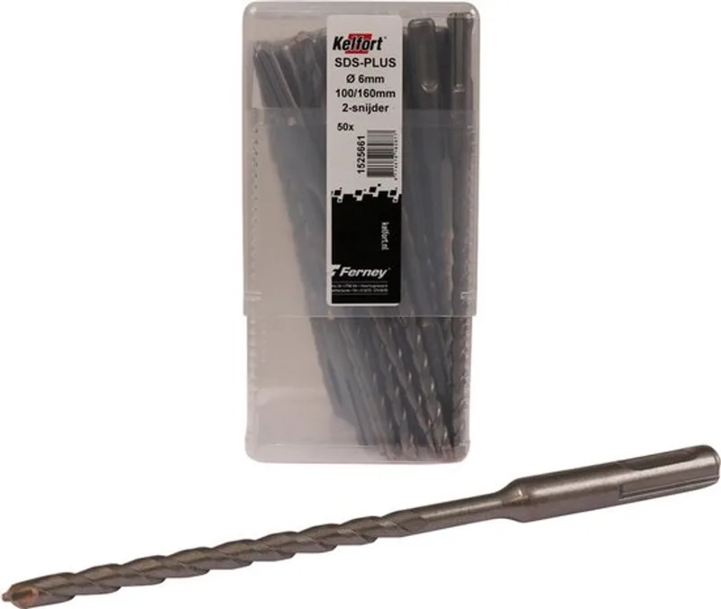 HAMERBOOR SDS+ 6.0X100/160 - 50ST 2-SNIJDER by Kelfort – product image