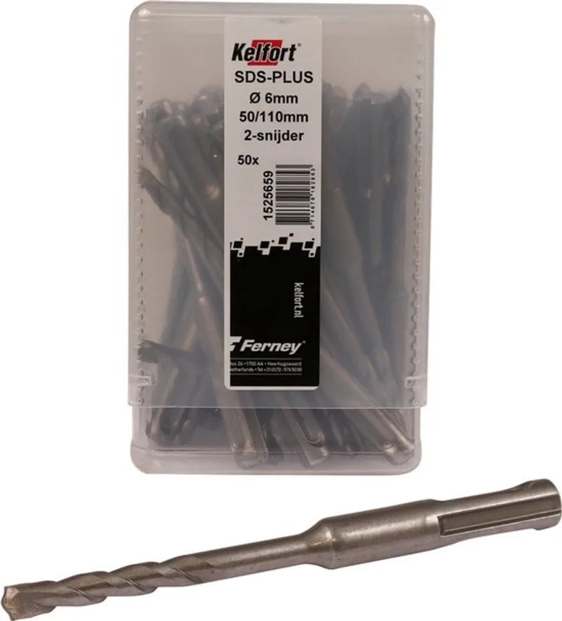 HAMERBOOR SDS+ 6.0X50/110 - 50ST 2-SNIJDER de Kelfort – image du produit
