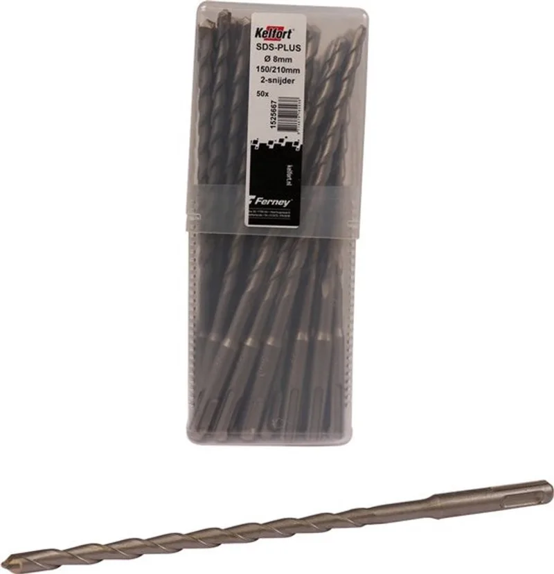 HAMERBOOR SDS+ 8.0X150/210 - 50ST 2-SNIJDER von Kelfort – Produktbild