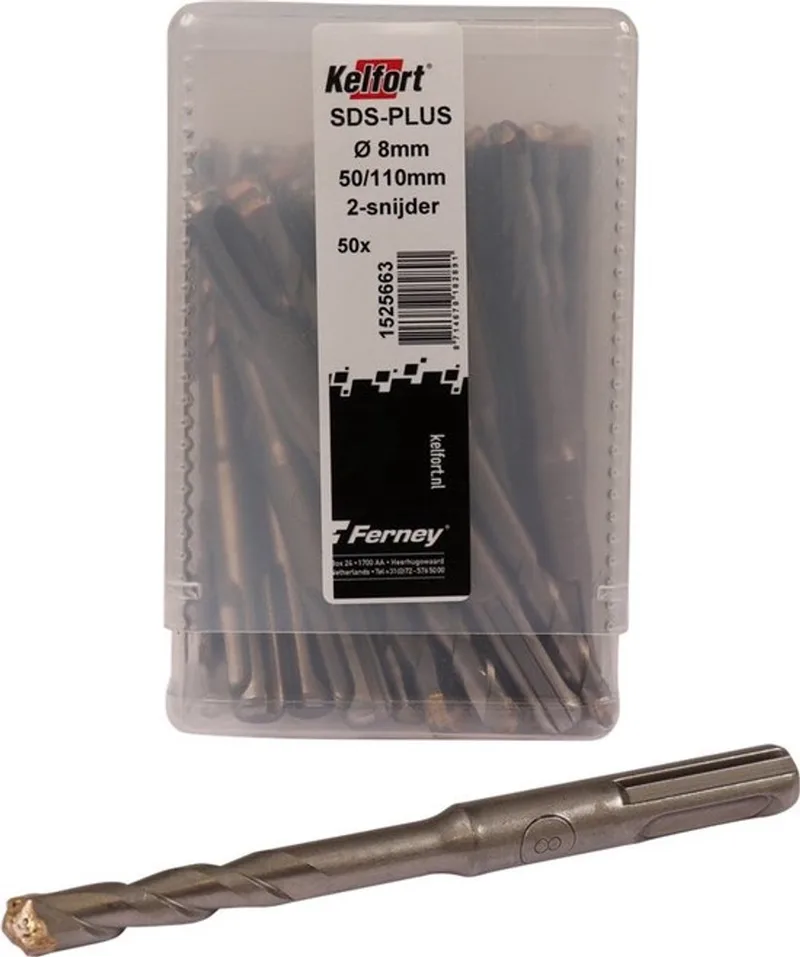 HAMERBOOR SDS+ 8.0X50/110 - 50ST 2-SNIJDER by Kelfort – product image